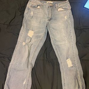 I am selling a pair of ripped jeans!